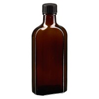 medicinflaskor i brunt glas apoteksflaskor 150ml med stängning medicinflaskor i brunt glas apoteksflaskor 150ml med stängning