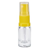 Apothekenflaschen klar 5ml Sprayaufsatz gelb Standard Apothekenflaschen klar 5ml Sprayaufsatz gelb Standard