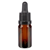 Pipettenflasche braun 5ml, Pipette schwarz OV Pipettenflasche braun 5ml, Pipette schwarz OV