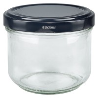 260ml Sturzglas mit BioSeal Deckel schwarz UNiTWIST 260ml Sturzglas mit BioSeal Deckel schwarz UNiTWIST