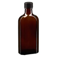 medicinflaskor i brunt glas apoteksflaskor 150ml med stängning medicinflaskor i brunt glas apoteksflaskor 150ml med stängning