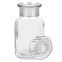 Förhandsgranskning: Apoteksflaska med glaspropp 100ml bred mun Förhandsgranskning: Apoteksflaska med glaspropp 100ml bred mun