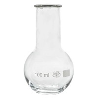 Stehkolben 100ml Weithals Borosilikat mit Bördelrand Stehkolben 100ml Weithals Borosilikat mit Bördelrand