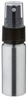 20ml Aluminium-Flasche geschliffen inkl. Pumpzerstäuber schwarz 20ml Aluminium-Flasche geschliffen inkl. Pumpzerstäuber schwarz