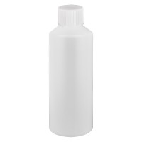 PET Zylinderflasche 100ml weiss, S20x3 mit weissem SV PET Zylinderflasche 100ml weiss, S20x3 mit weissem SV