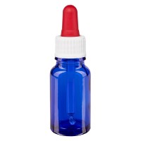 Pipettenflasche blau 10ml, Pipette weiss/rot Standard Pipettenflasche blau 10ml, Pipette weiss/rot Standard