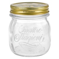 250ml Rundglas "Quattro Stagioni" mit Deckel 250ml Rundglas "Quattro Stagioni" mit Deckel