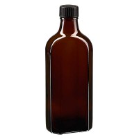 medicinflaskor i brunt glas apoteksflaskor 200ml med stängning medicinflaskor i brunt glas apoteksflaskor 200ml med stängning