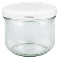 260ml Sturzglas mit BioSeal Deckel weiss UNiTWIST 260ml Sturzglas mit BioSeal Deckel weiss UNiTWIST