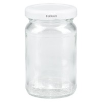 110ml Rundglas mit BioSeal Deckel weiss UNiTWIST 110ml Rundglas mit BioSeal Deckel weiss UNiTWIST
