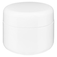 Cremedose 'Softline' weiss 15ml mit SV und Abdeckscheibe Cremedose 'Softline' weiss 15ml mit SV und Abdeckscheibe