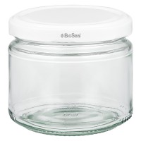 330ml Rundglas mit BioSeal Deckel weiss UNiTWIST 330ml Rundglas mit BioSeal Deckel weiss UNiTWIST