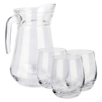 Spar-Set: Glaskanne France 1.0 Liter & 3 Trinkgläser 0.3 Liter Spar-Set: Glaskanne France 1.0 Liter & 3 Trinkgläser 0.3 Liter