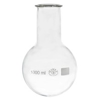 Rundkolben 1000ml Weithals Borosilikat mit Bördelrand Rundkolben 1000ml Weithals Borosilikat mit Bördelrand