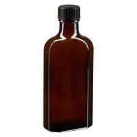 medicinflaskor i brunt glas apoteksflaskor 125ml med stängning medicinflaskor i brunt glas apoteksflaskor 125ml med stängning