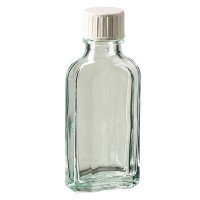 Medicinflaskor i klart glas apoteksflaskor 50ml med stängning Medicinflaskor i klart glas apoteksflaskor 50ml med stängning