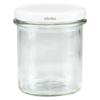 350ml Sturzglas mit BioSeal Deckel weiss UNiTWIST 350ml Sturzglas mit BioSeal Deckel weiss UNiTWIST