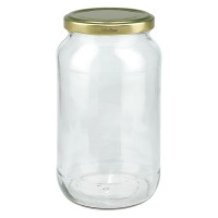 795ml Rundglas mit BioSeal Deckel gold UNiTWIST 795ml Rundglas mit BioSeal Deckel gold UNiTWIST
