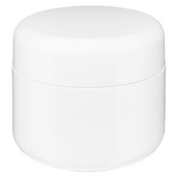 Cremedose 'Softline' weiss 5ml mit SV und Abdeckscheibe Cremedose 'Softline' weiss 5ml mit SV und Abdeckscheibe