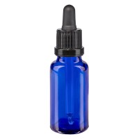 Pipettenflasche blau 20ml, Pipette schwarz OV Pipettenflasche blau 20ml, Pipette schwarz OV