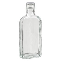 Medicinflaskor i klart glas apoteksflaskor 125ml med stängning Medicinflaskor i klart glas apoteksflaskor 125ml med stängning