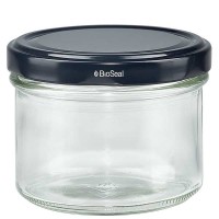 180ml Sturzglas mit BioSeal Deckel schwarz UNiTWIST 180ml Sturzglas mit BioSeal Deckel schwarz UNiTWIST