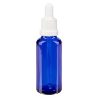 Pipettenflasche blau 30ml, Pipette weiss OV Pipettenflasche blau 30ml, Pipette weiss OV