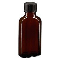 50 ml braune Meplatflasche mit DIN 22 Mündung, inklusive Schraubverschluss DIN 22 schwarz 50 ml braune Meplatflasche mit DIN 22 Mündung, inklusive Schraubverschluss DIN 22 schwarz