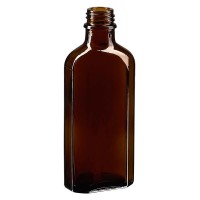 100 ml braune Meplatflasche mit DIN 22 Mündung 100 ml braune Meplatflasche mit DIN 22 Mündung