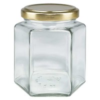 390ml Hexaglas mit BioSeal Deckel gold UNiTWIST 390ml Hexaglas mit BioSeal Deckel gold UNiTWIST
