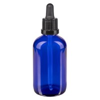 Pipettenflasche blau 100ml, Pipette schwarz OV Pipettenflasche blau 100ml, Pipette schwarz OV
