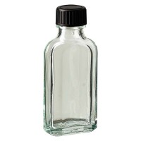 Medicinflaskor i klart glas apoteksflaskor 50ml med stängning Medicinflaskor i klart glas apoteksflaskor 50ml med stängning