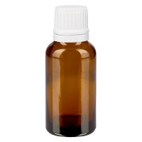 Apothekenfl. braun 20ml Tropfv. 1.2mm weiss OV Apothekenfl. braun 20ml Tropfv. 1.2mm weiss OV