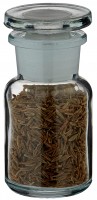 Gewürzglas Idee: Apothekerflasche 50 ml Weithals Klarglas inkl. Glasstopfen Gewürzglas Idee: Apothekerflasche 50 ml Weithals Klarglas inkl. Glasstopfen
