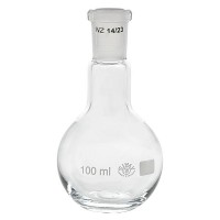 Stehkolben 100ml Enghals Borosilikat mit Normschliff 14/23 Stehkolben 100ml Enghals Borosilikat mit Normschliff 14/23