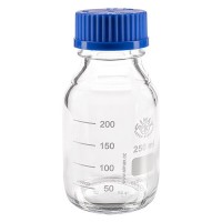 250 ml Laboratorieflaskor + blått skruvlock 250 ml Laboratorieflaskor + blått skruvlock