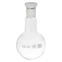 Rundkolben 100ml Enghals Borosilikat mit Normschliff 14/23 Rundkolben 100ml Enghals Borosilikat mit Normschliff 14/23