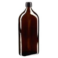 medicinflaskor i brunt glas apoteksflaskor 1000ml med stängning medicinflaskor i brunt glas apoteksflaskor 1000ml med stängning