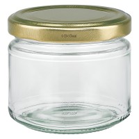 330ml Rundglas mit BioSeal Deckel gold UNiTWIST 330ml Rundglas mit BioSeal Deckel gold UNiTWIST