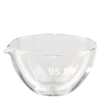 Abdampfschale 170ml Borosilikatglas mit Ausguss Abdampfschale 170ml Borosilikatglas mit Ausguss
