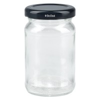 110ml Rundglas + BioSeal Deckel schwarz UNiTWIST 110ml Rundglas + BioSeal Deckel schwarz UNiTWIST