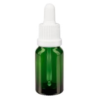 Pipettenflasche grün 10ml, Pipette weiss OV Pipettenflasche grün 10ml, Pipette weiss OV