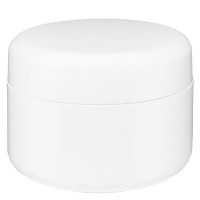 Cremedose 'Softline' weiss 100ml mit SV und Abdeckscheibe Cremedose 'Softline' weiss 100ml mit SV und Abdeckscheibe