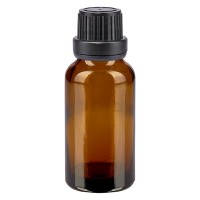 Apothekenfl. braun 20ml Tropfv. Pr. 2mm schwarz OV Apothekenfl. braun 20ml Tropfv. Pr. 2mm schwarz OV