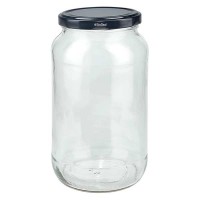 1062ml Rundglas mit BioSeal Deckel schwarz UNiTWIST 1062ml Rundglas mit BioSeal Deckel schwarz UNiTWIST