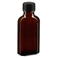 50 ml braune Meplatflasche mit DIN 22 Mündung, inklusive Schraubverschluss DIN 22 schwarz 50 ml braune Meplatflasche mit DIN 22 Mündung, inklusive Schraubverschluss DIN 22 schwarz
