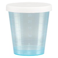 Medikamentenbecher 30ml inkl. Schnappdeckel (Medizinbecher/Schnapsbecher) Farbe: blau Medikamentenbecher 30ml inkl. Schnappdeckel (Medizinbecher/Schnapsbecher) Farbe: blau