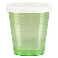 Medikamentenbecher 30ml inkl. Schnappdeckel (Medizinbecher/Schnapsbecher) Farbe: grün Medikamentenbecher 30ml inkl. Schnappdeckel (Medizinbecher/Schnapsbecher) Farbe: grün