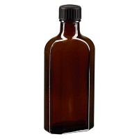 medicinflaskor i brunt glas apoteksflaskor 125ml med stängning medicinflaskor i brunt glas apoteksflaskor 125ml med stängning